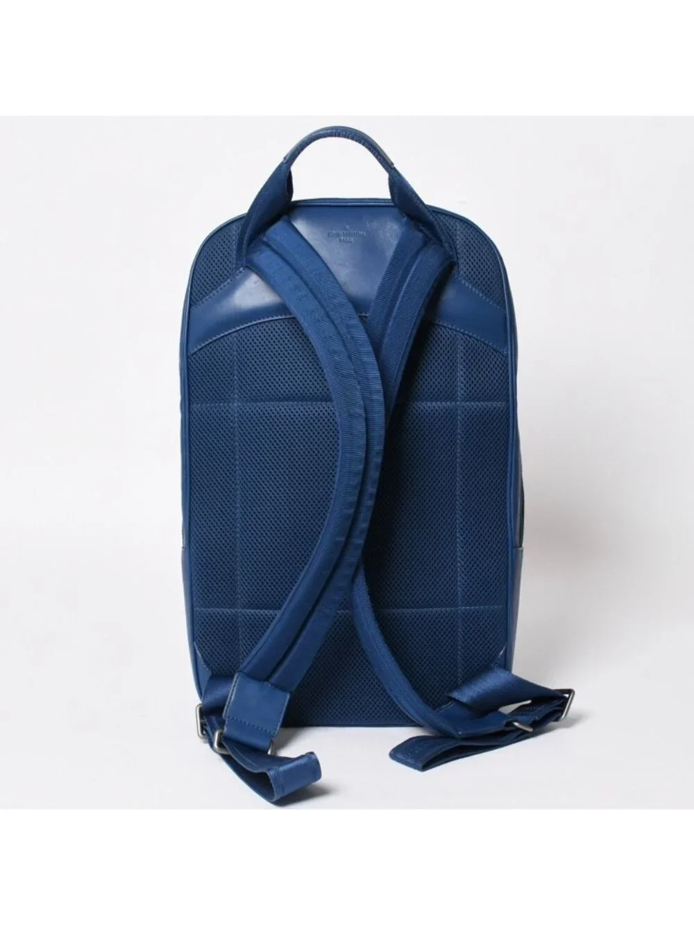 Louis Vuitton Michael Backpack Damier Infini Neptunia Blue Embossed Leather